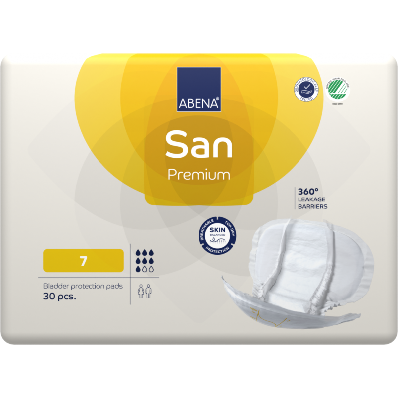 Abena San Premium N7 Protection Urinaire Anatomique Pack De 4 Sachets