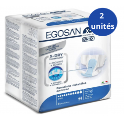 Échantillon de 2 unités - Egosan Slip - M X-DRY - Couches Adulte Egosan Slip - 1