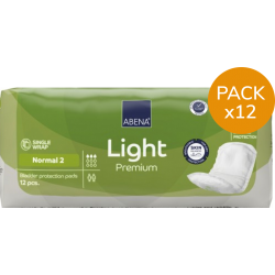 Abena-Frantex Light Normal 2 - Protection urinaire femme - Pack de 12 sachets Abena Light - 1