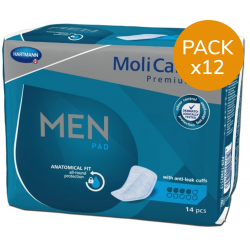 MoliCare Premium Men - Protection urinaire homme 4 gouttes - 12 sachets Hartmann Molicare Premium Men - 1