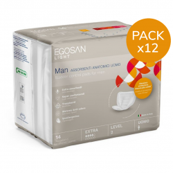 EGOSAN Man Niveau 2 - Pack de 12 sachets - Protection urinaire homme Egosan Man - 1