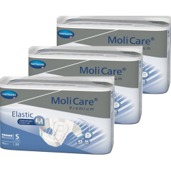 MoliCare Premium Elastic Couches adulte 6 Gouttes S - Pack de 3 sachets Hartmann Molicare Premium Elastic - 1