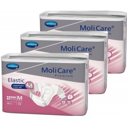 Hartmann MoliCare Premium Elastic M - 7 Gouttes - Couches adulte - Pack de 3 Hartmann Molicare Premium Elastic - 1