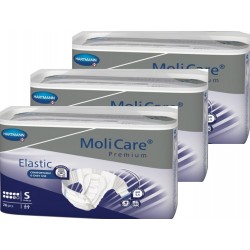 MoliCare Premium Elastic - Couches adulte S 9 gouttes - Pack de 3 sachets Hartmann Molicare Premium Elastic - 1