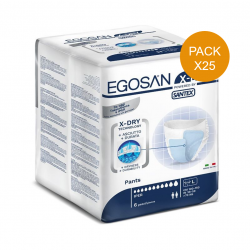 EGOSAN Pants L X-Dry - Pack de 25 sachets - SLIP ABSORBANT / PANTS Egosan Pants - 1