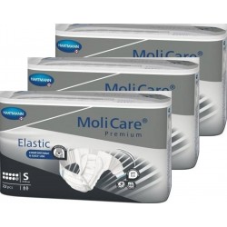 Hartmann MoliCare Elastic S - 10 Gouttes - Couches adulte - pack de 3 sachets Hartmann Molicare Premium Elastic - 1