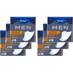 TENA Men Niveau 3 - Protection urinaire homme - Pack de 6 sachets Tena Men - 1